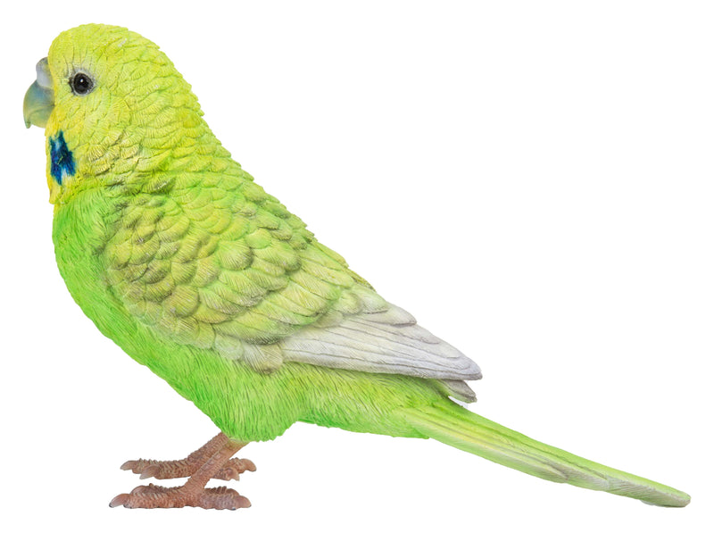 Budgerigar With Iron Foot Green HI-LINE GIFT LTD.