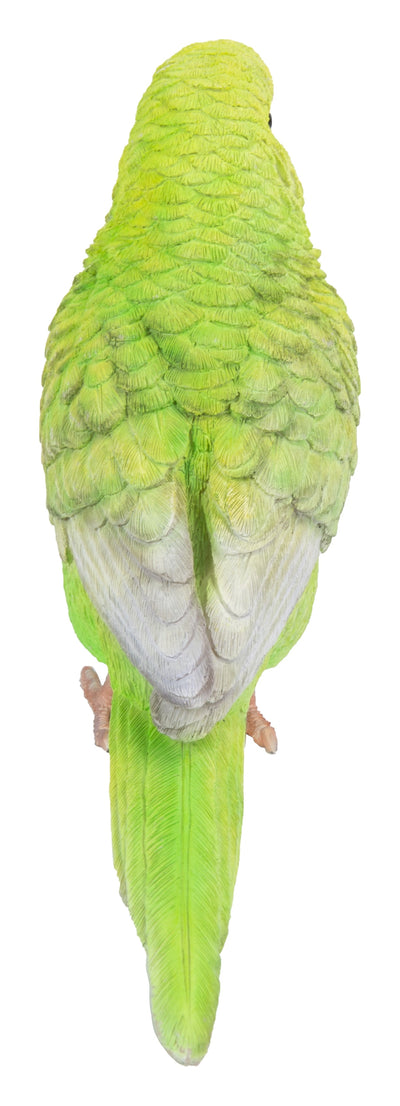 Budgerigar With Iron Foot Green HI-LINE GIFT LTD.