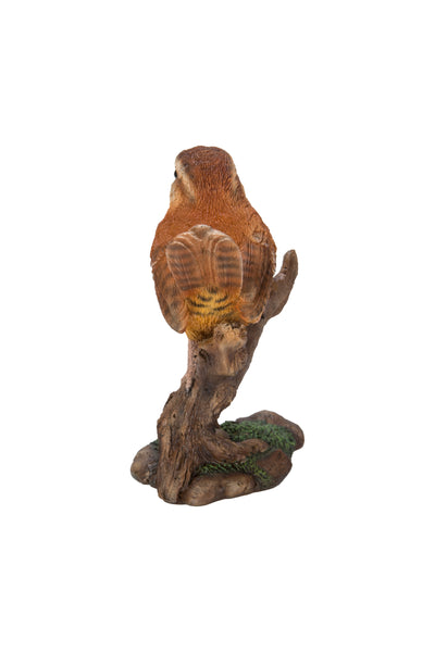 Carolina Wren on stump Garden Statue HI-LINE GIFT LTD.