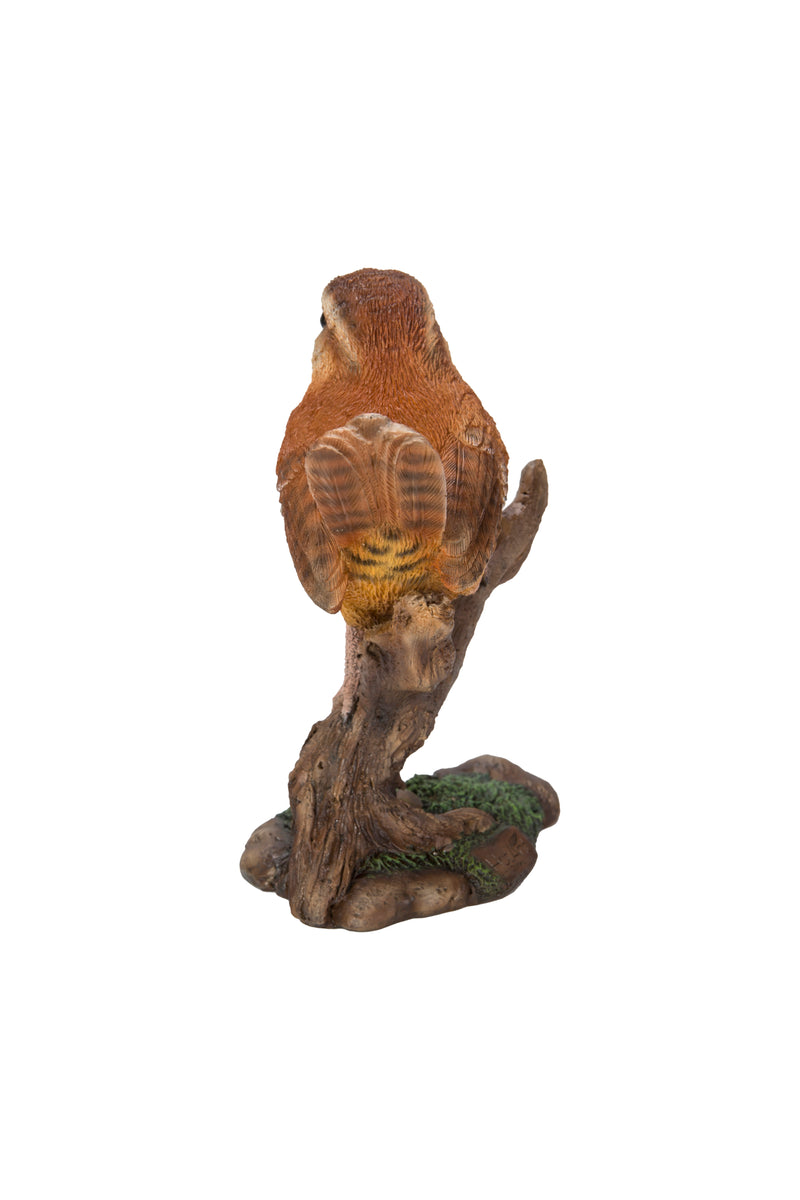 Carolina Wren on stump Garden Statue HI-LINE GIFT LTD.