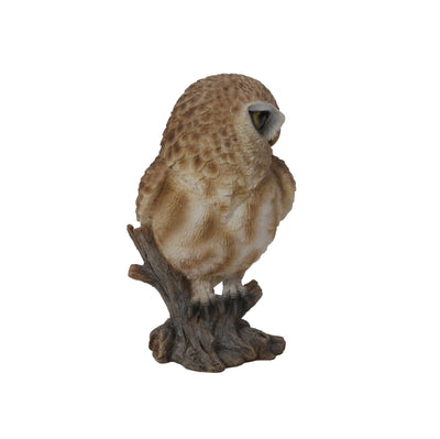 Brown Owl on Stump - Small HI-LINE GIFT LTD.