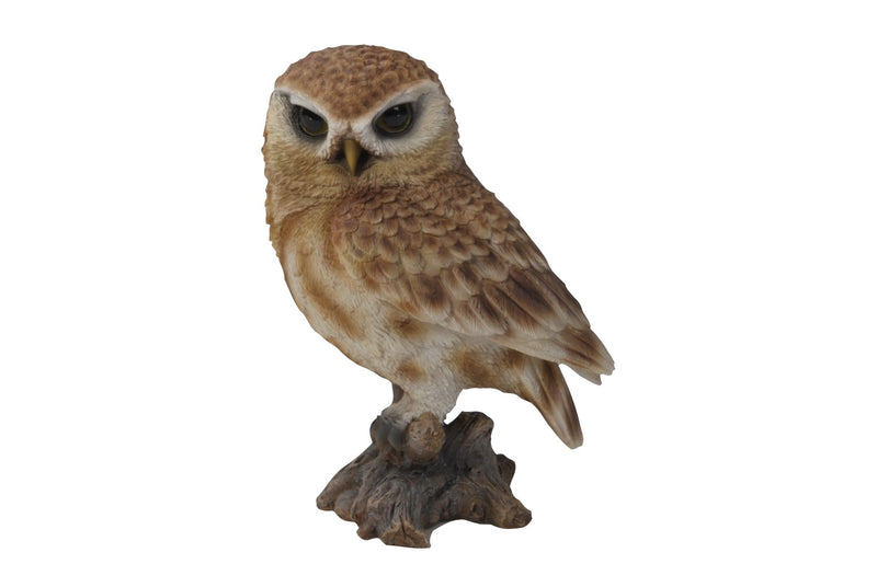 Brown Owl on Stump - Small HI-LINE GIFT LTD.