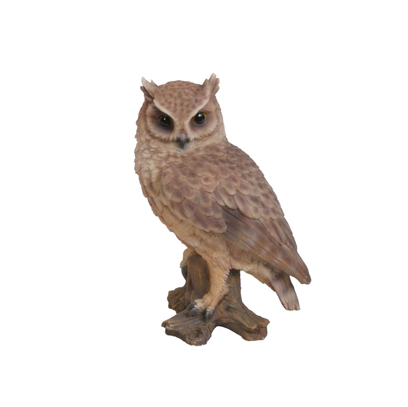 Screech Owl on Stump Statue HI-LINE GIFT LTD.