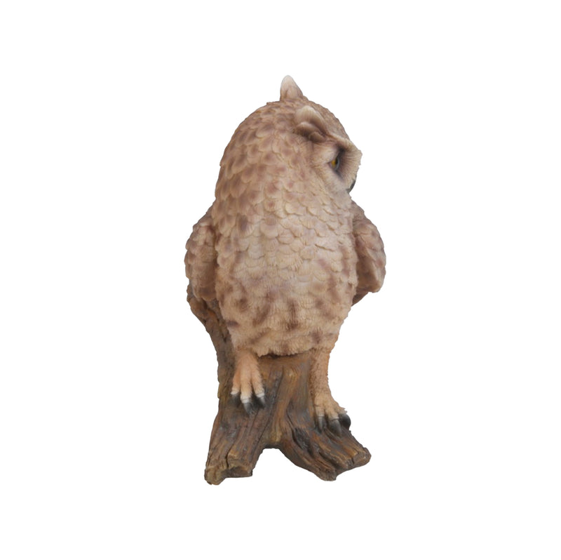 Screech Owl on Stump Statue HI-LINE GIFT LTD.