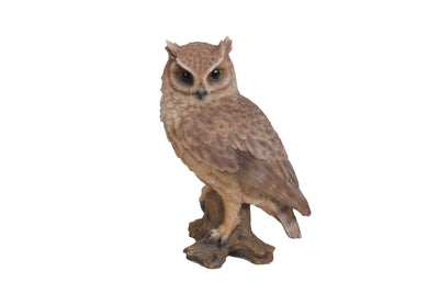 Screech Owl on Stump Statue HI-LINE GIFT LTD.