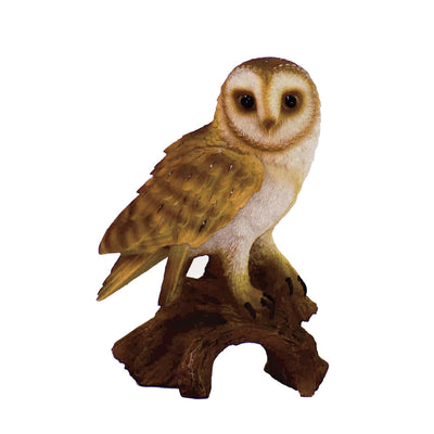 Barn Owl on Stump HI-LINE GIFT LTD.