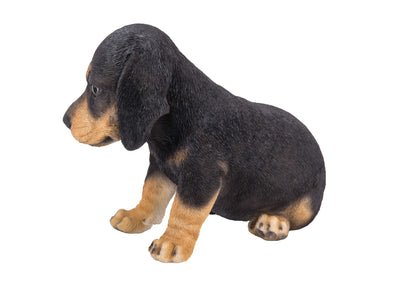 Pet Pals - Dachshund puppy Statue - Black HI-LINE GIFT LTD.