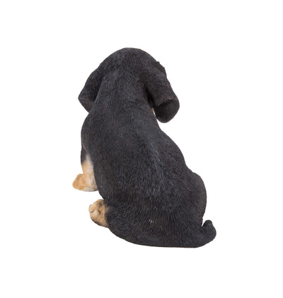 Pet Pals - Dachshund puppy Statue - Black HI-LINE GIFT LTD.