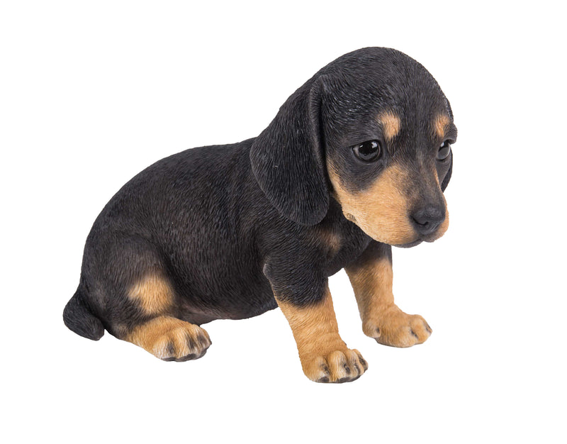 Pet Pals - Dachshund puppy Statue - Black HI-LINE GIFT LTD.