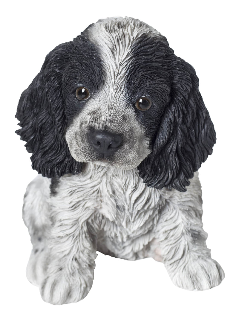 Pat Pals - Cocker Spaniel - Black & White Statue HI-LINE GIFT LTD.