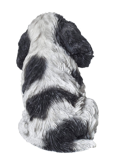 Pat Pals - Cocker Spaniel - Black & White Statue HI-LINE GIFT LTD.