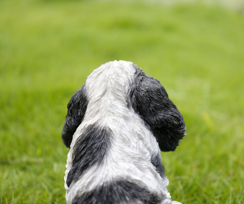 Pat Pals - Cocker Spaniel - Black & White Statue HI-LINE GIFT LTD.