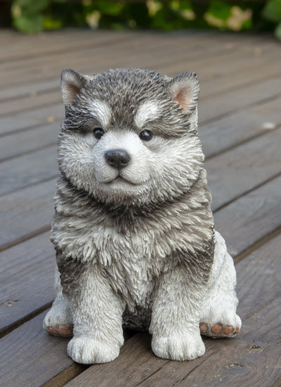 Pet Pals - Malamute Puppy Statue HI-LINE GIFT LTD.