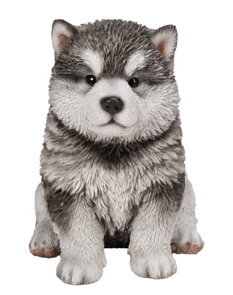 Pet Pals - Malamute Puppy Statue HI-LINE GIFT LTD.