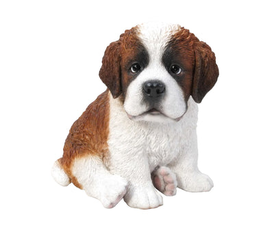 Pet Pals-Saint Bernard Puppy Statue HI-LINE GIFT LTD.