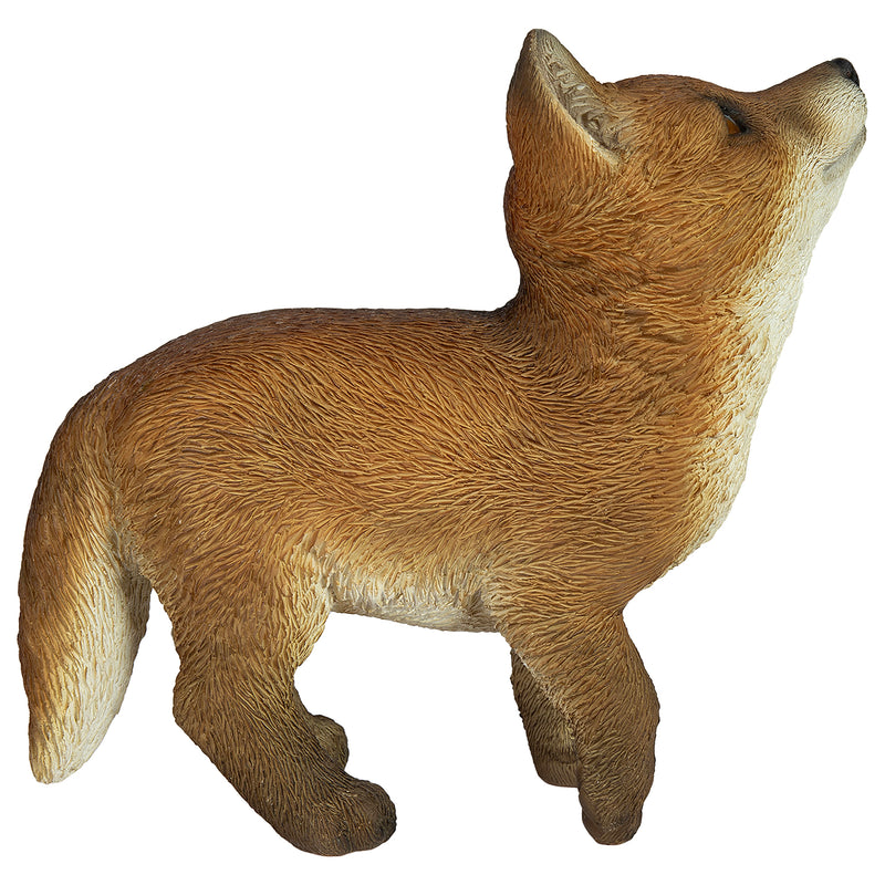 Fox Pup Looking Up Statue HI-LINE GIFT LTD.