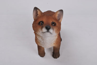 Fox Pup Looking Up Statue HI-LINE GIFT LTD.