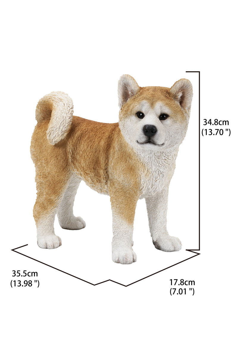 Akita Walking - Dog Statue HI-LINE GIFT LTD.