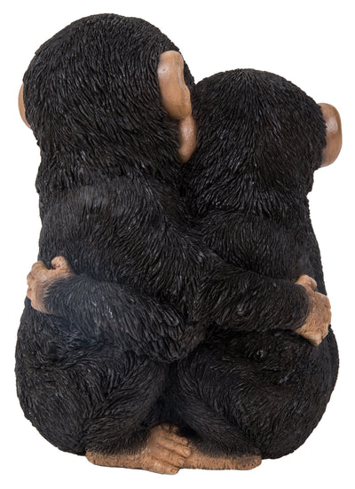 Chimpanzees Hugging Statue HI-LINE GIFT LTD.