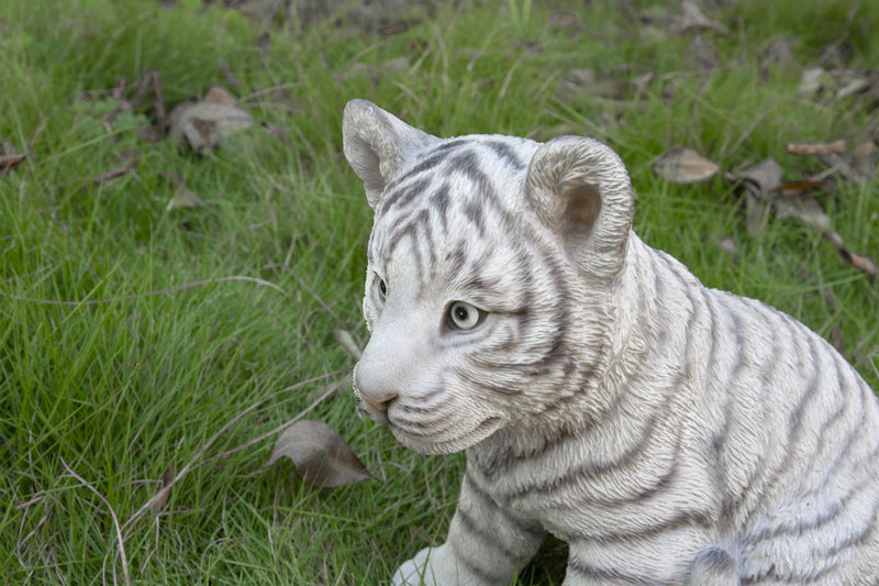 Tiger Baby Sitting Statue HI-LINE GIFT LTD.