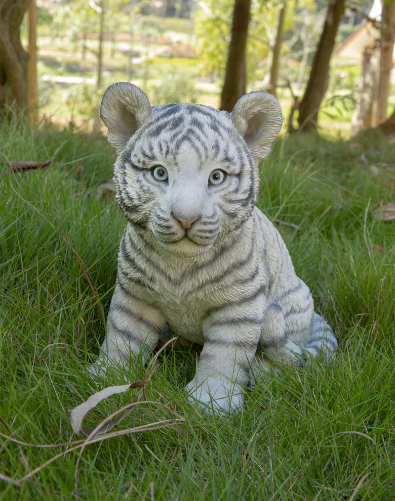 Tiger Baby Sitting Statue HI-LINE GIFT LTD.