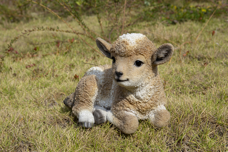 Lamb Lying Down Statue HI-LINE GIFT LTD.