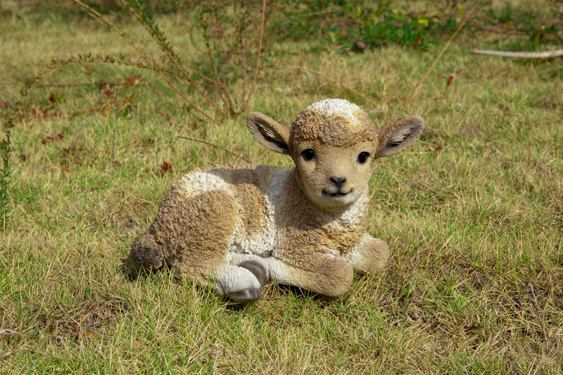 Lamb Lying Down Statue HI-LINE GIFT LTD.