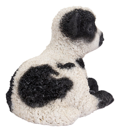 Small Black & White Baby Lamb Lying Down Hi-Line Gift Ltd.