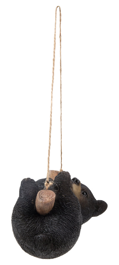 Hanging Black Bear Lying Branch HI-LINE GIFT LTD.