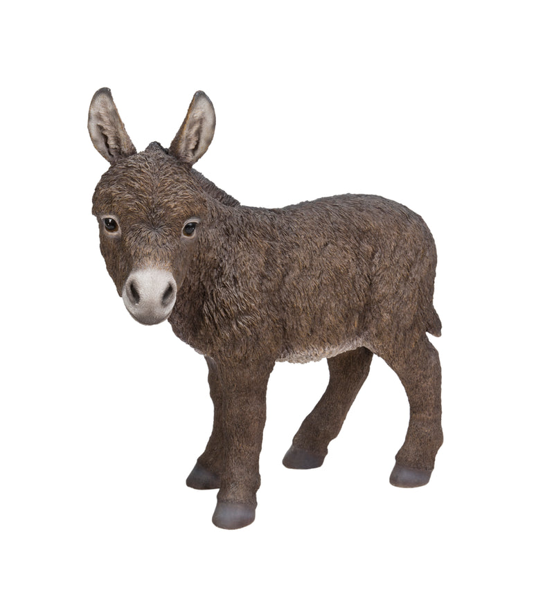 Donkey Standing Looking Left Statue HI-LINE GIFT LTD.