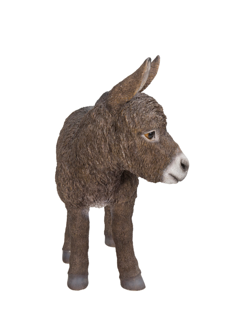 Donkey Standing Looking Left Statue HI-LINE GIFT LTD.