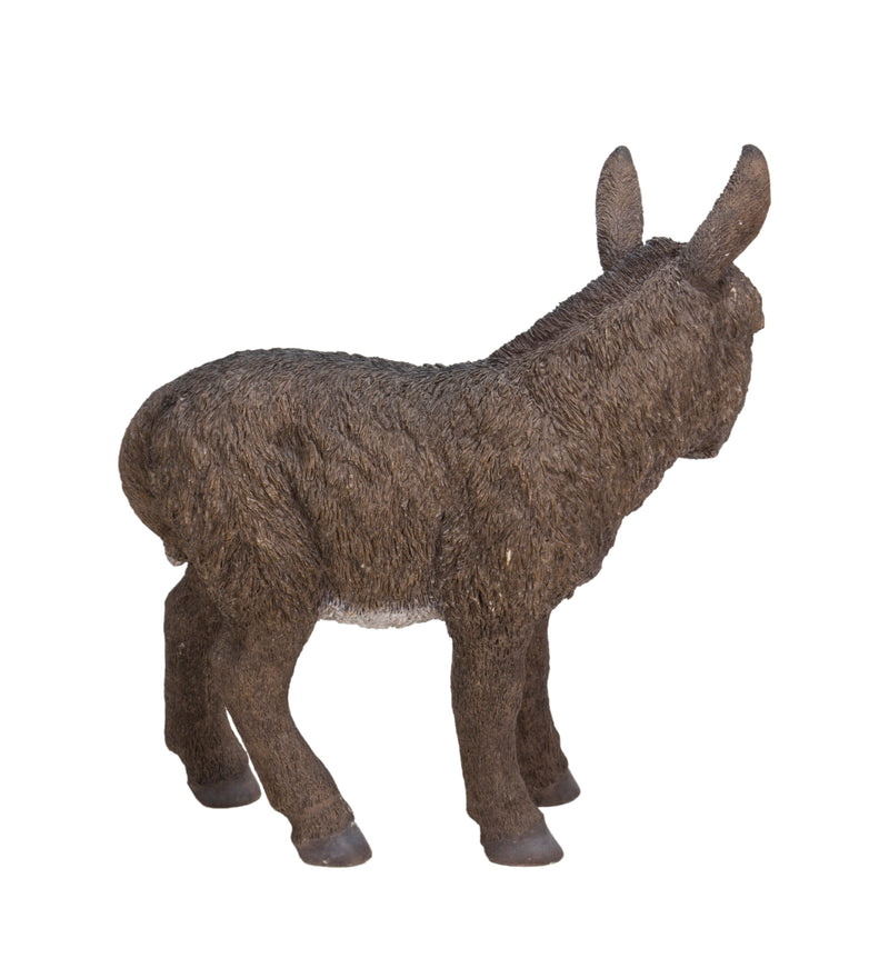 Donkey Standing Looking Left Statue HI-LINE GIFT LTD.