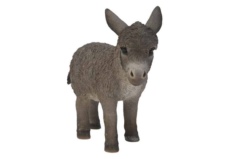 Donkey Standing Looking Right Statue HI-LINE GIFT LTD.