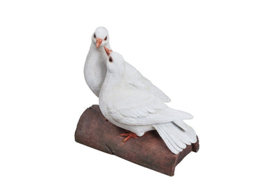 Two Doves On A Log Statue Hi-Line Gift Ltd.