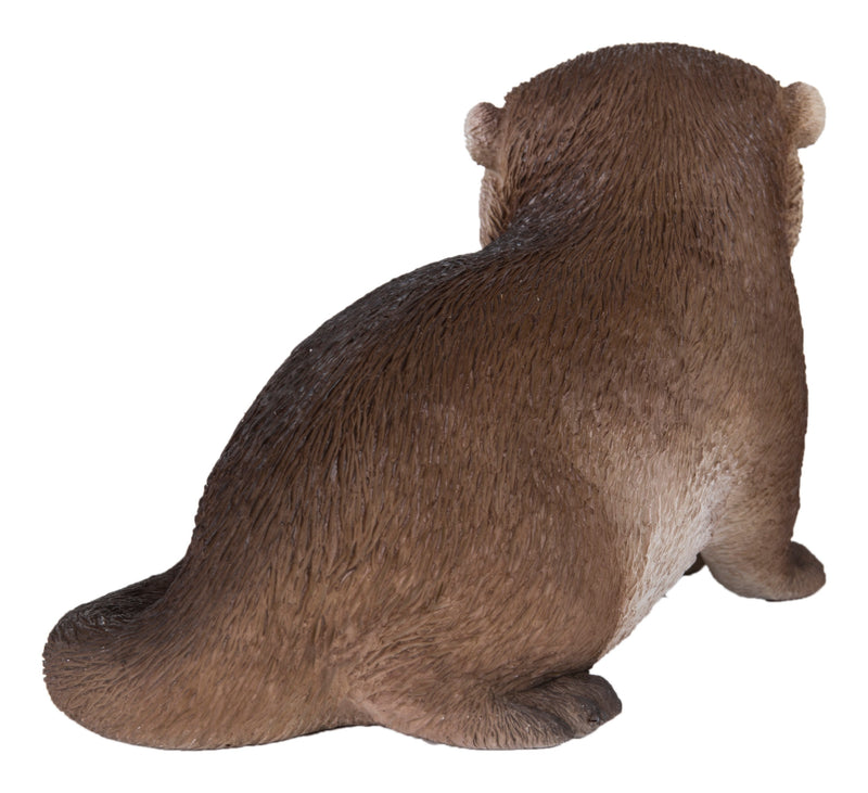 Otter Leaning Forward Polyresin Statue HI-LINE GIFT LTD.