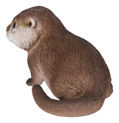 Otter Leaning Forward Polyresin Statue HI-LINE GIFT LTD.