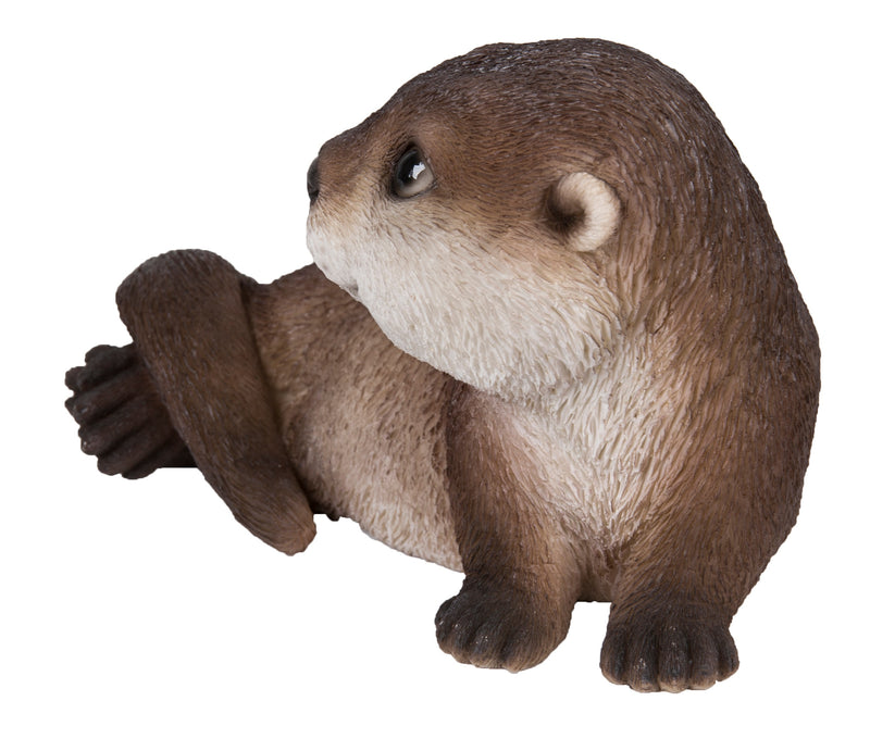 Otter Lying Statue HI-LINE GIFT LTD.