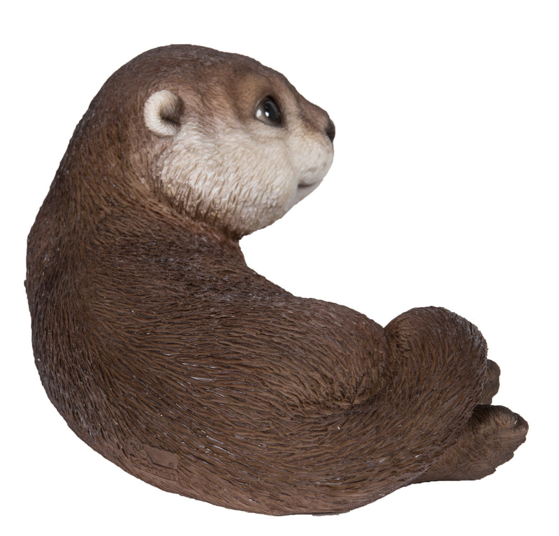 Otter Lying Statue HI-LINE GIFT LTD.