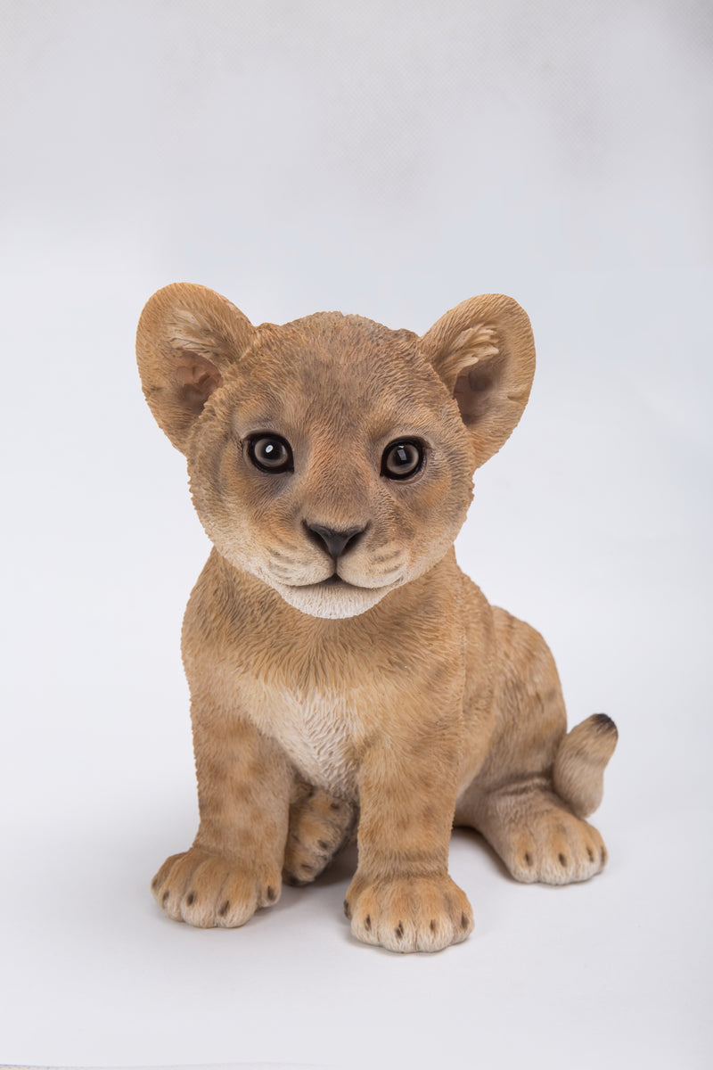 Sitting Lion Cub Statue Hi-Line Gift Ltd.