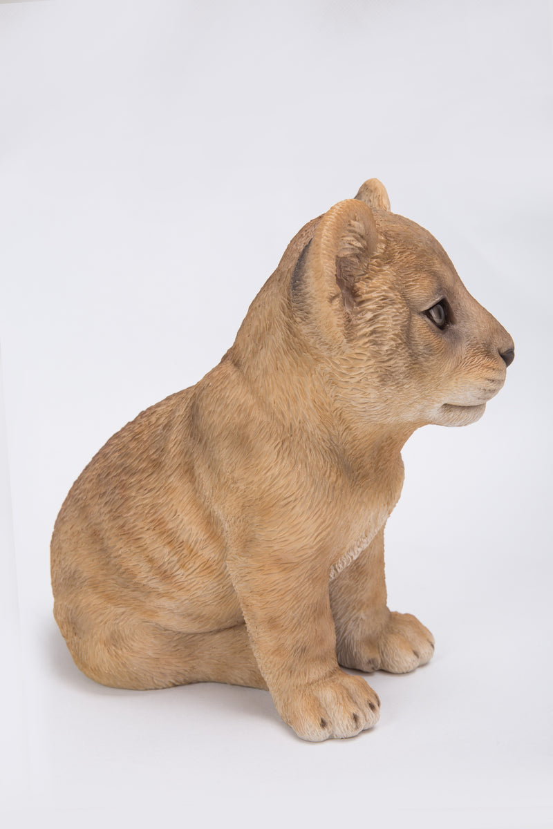 Sitting Lion Cub Statue Hi-Line Gift Ltd.