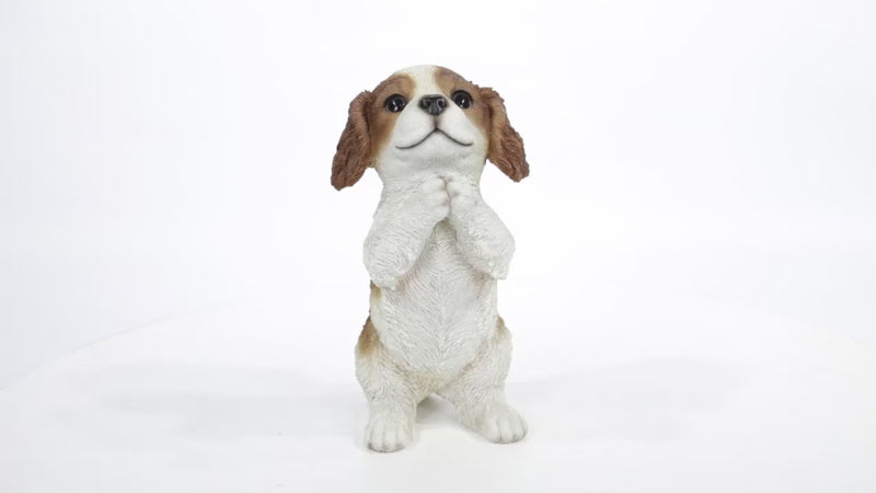 Praying King Charles Puppy Statue